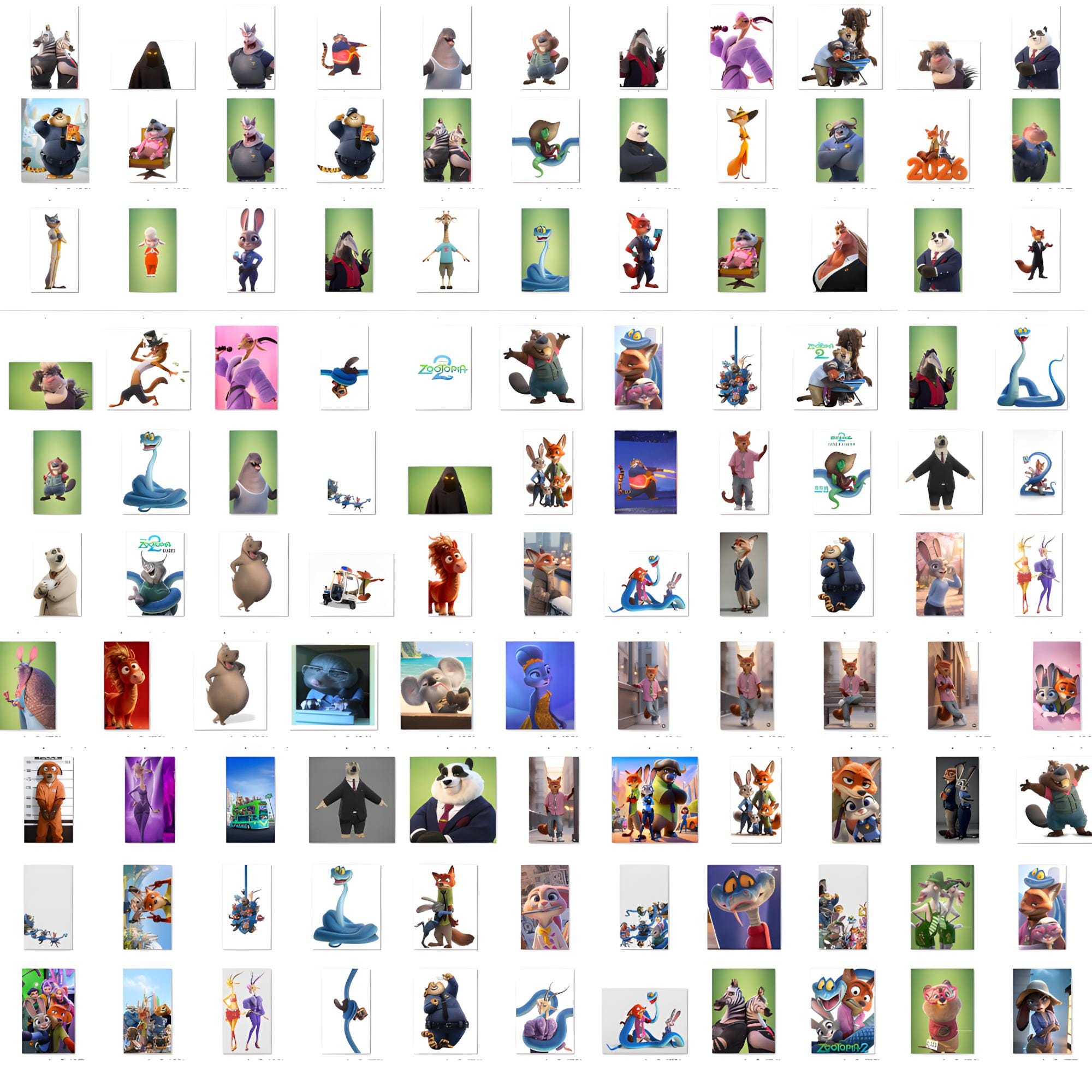 Zootopia 2 PNG Clipart Bundle – Judy Hopps, Nick Wilde Characters ...