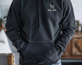 Felpa con cappuccio per papà di cani, comoda felpa con cappuccio per amanti dei cani, regalo per papà di cani, felpa per cani di tutti i giorni