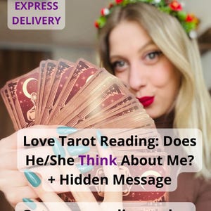 Love Tarot Reading: "Does He/She Think About Me?" & Hidden Messages | Same Hour