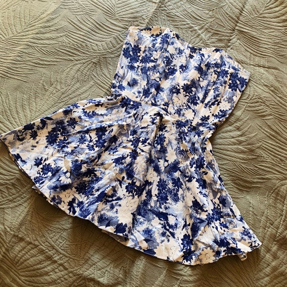 The Francine Swimsuit | 1950s floral swimsuit | pl