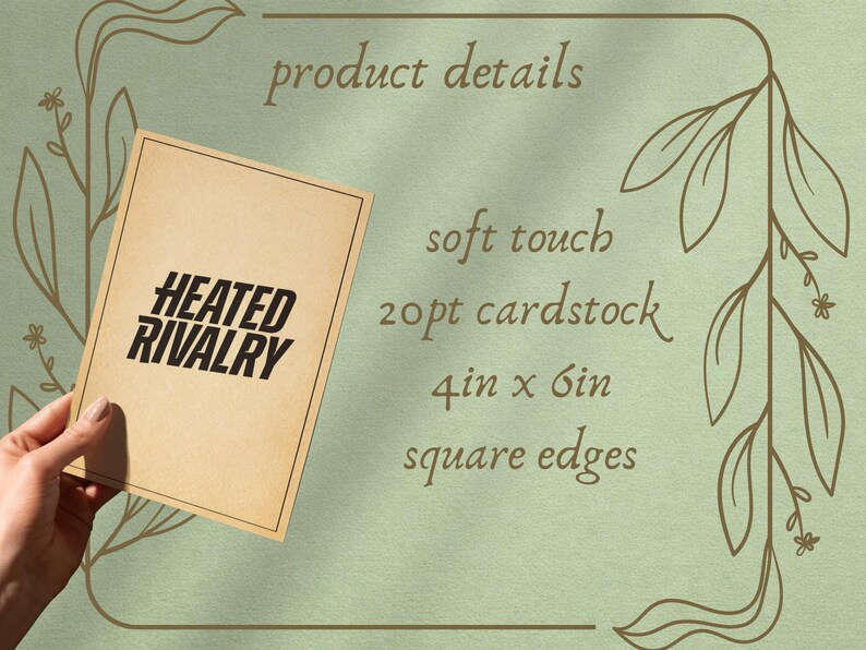 Heated Rivalry Sprayed Edges Heated Rivalry Book Print |
