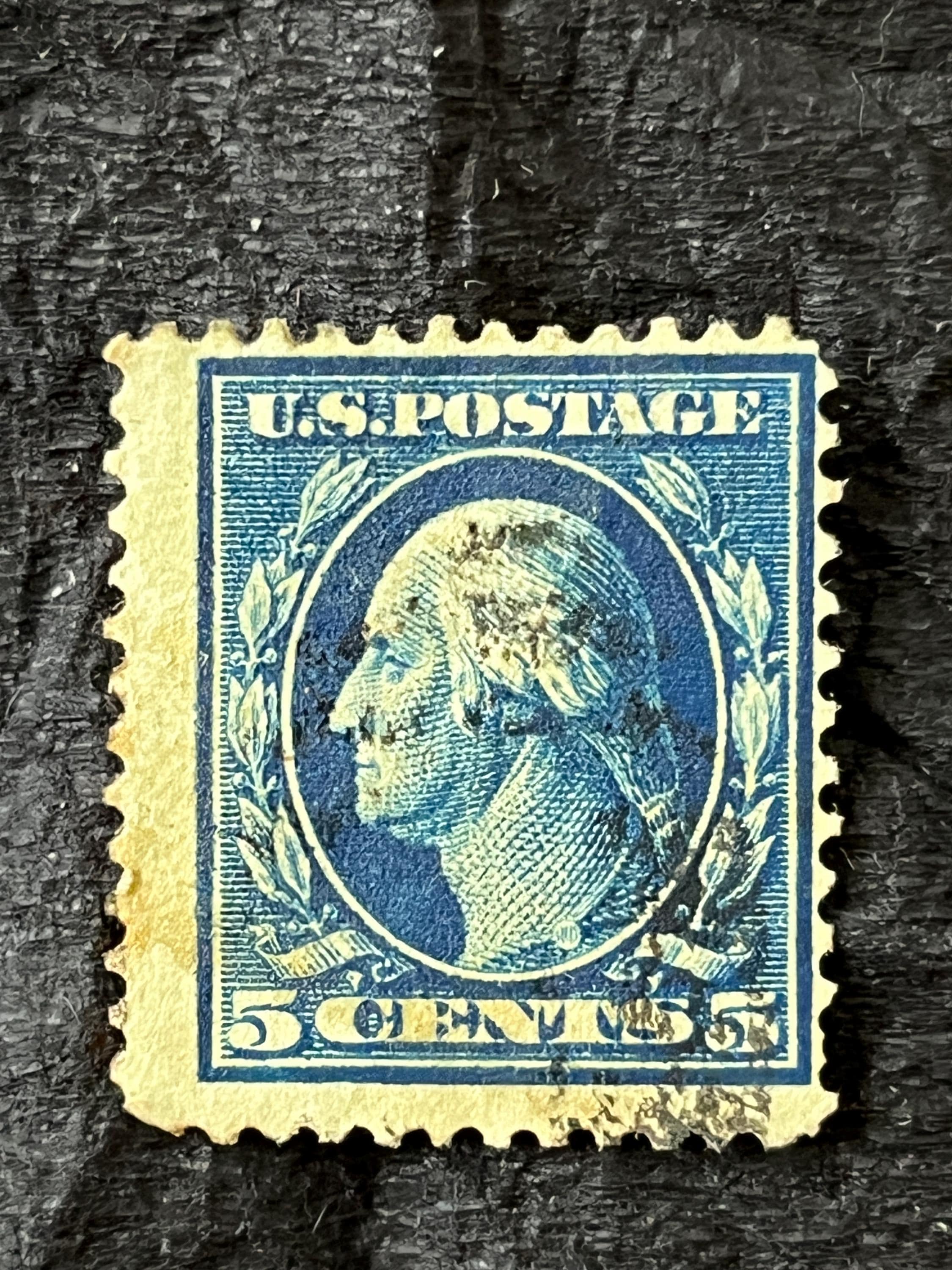 Washington 5 cent blue stamp - Etsy 日本