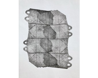 Happy Meal Box | Original Monoprint | 21 x 27 7/8 inches