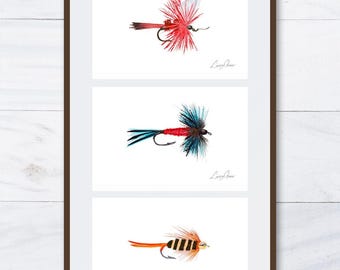 Impresión artística de Blue Ghost Fly (1,2 x 1,8 cm): pintura acrílica sin marco