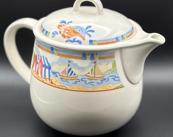 Vintage Johnson Brothers "Seaside" Pattern Teapot