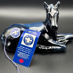 Blue Mountain Pottery Horse with Tags