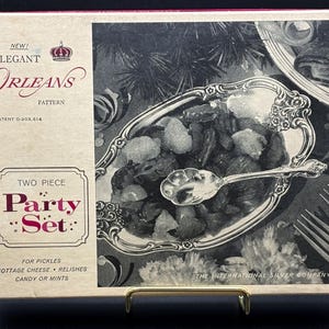 International Silver Company Orleans Pattern Two-Piece Party Set