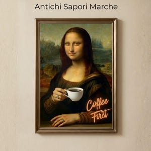Coffee and Mona Lisa - Etsy