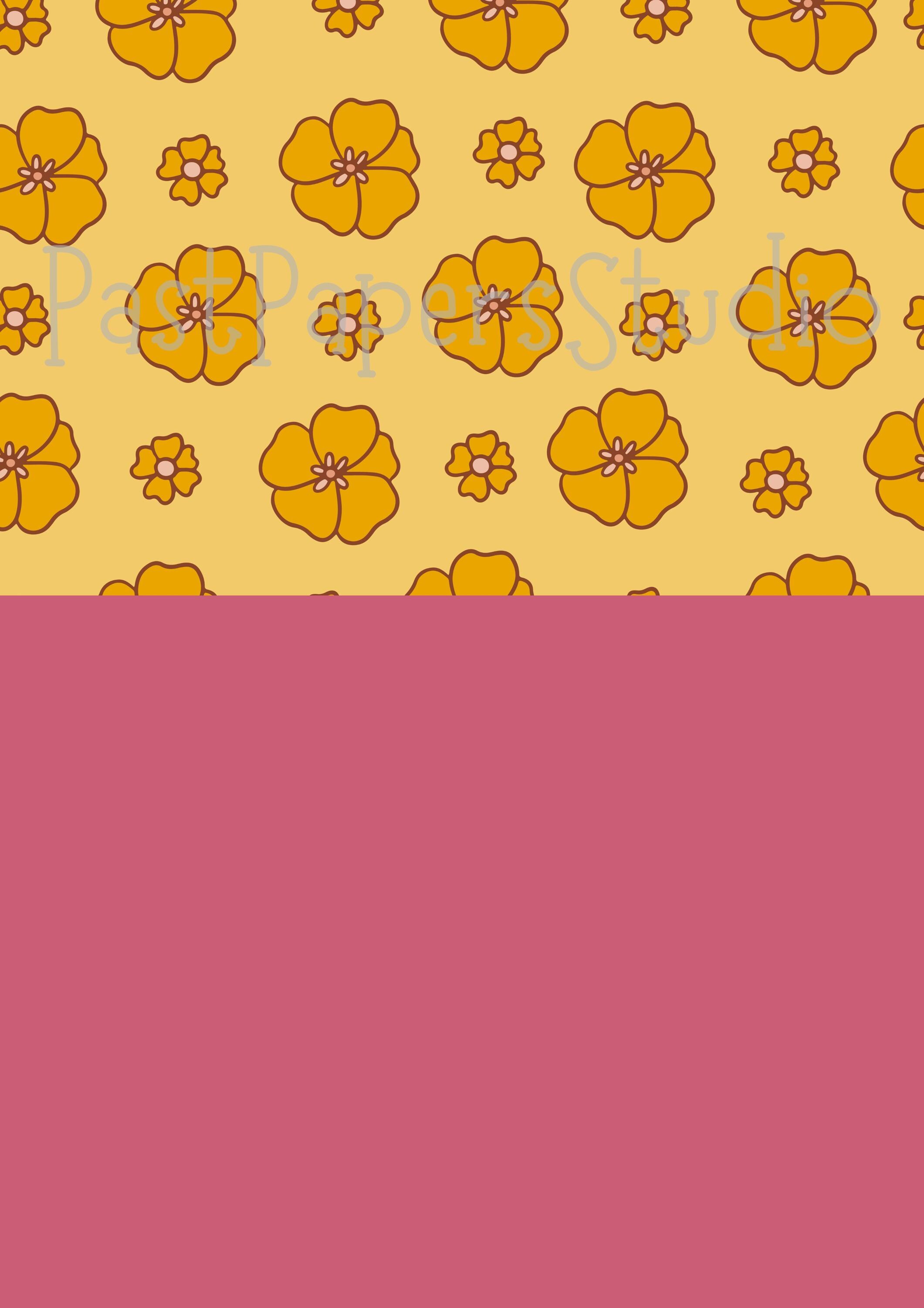 70s Groovy Clip Art Patterns Bundle - Retro Flower Power Graphics ...