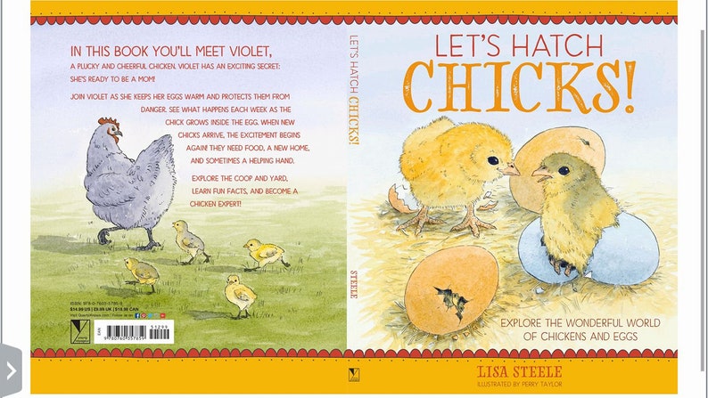 Signed Copy Let's Hatch Chicks Illustrated Childrens Kids Chicken Keeping Book by Lisa Steele of Fresh Eggs Daily image 6