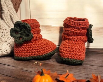 Digital Crochet Pattern for baby boots, Printable Pattern for infant boots, Digital pattern for boots, Digital crochet pattern for boots