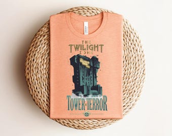Twilight Zone Tower of Terror Shirt Hollywood Tower Hotel Tee Vintage Theme Park Shirt Retro Spooky Graphic Cotton T-shirt Gift for Fans Men