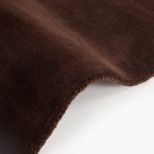 Modern Solid Rug, Hand Tufted Brown Design with Custom Sizes