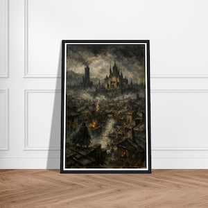 ミストボーン・ルサデル油絵 - 額装済み壁掛けアート