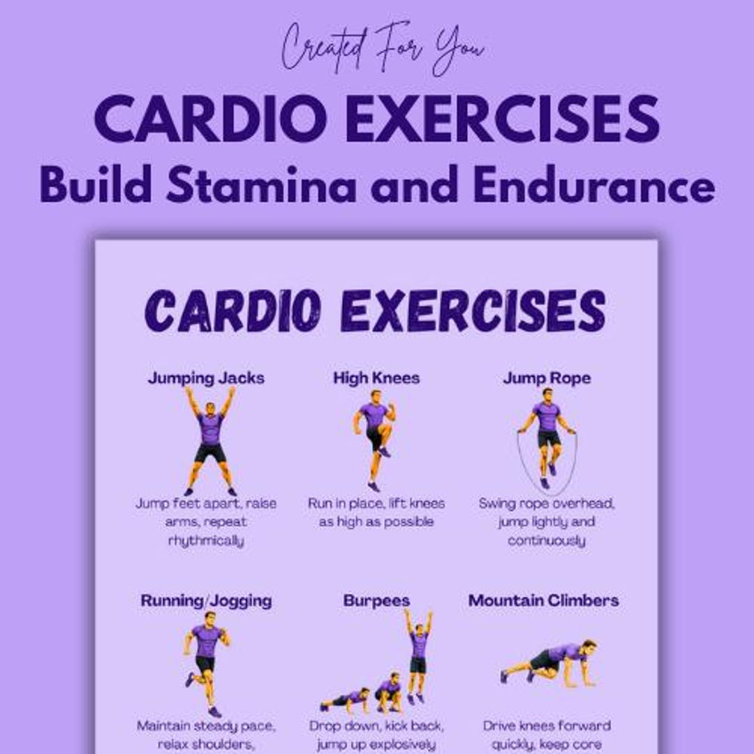 Beginner Cardio Guide | Full Body Cardio Workout (digital Download) - Etsy