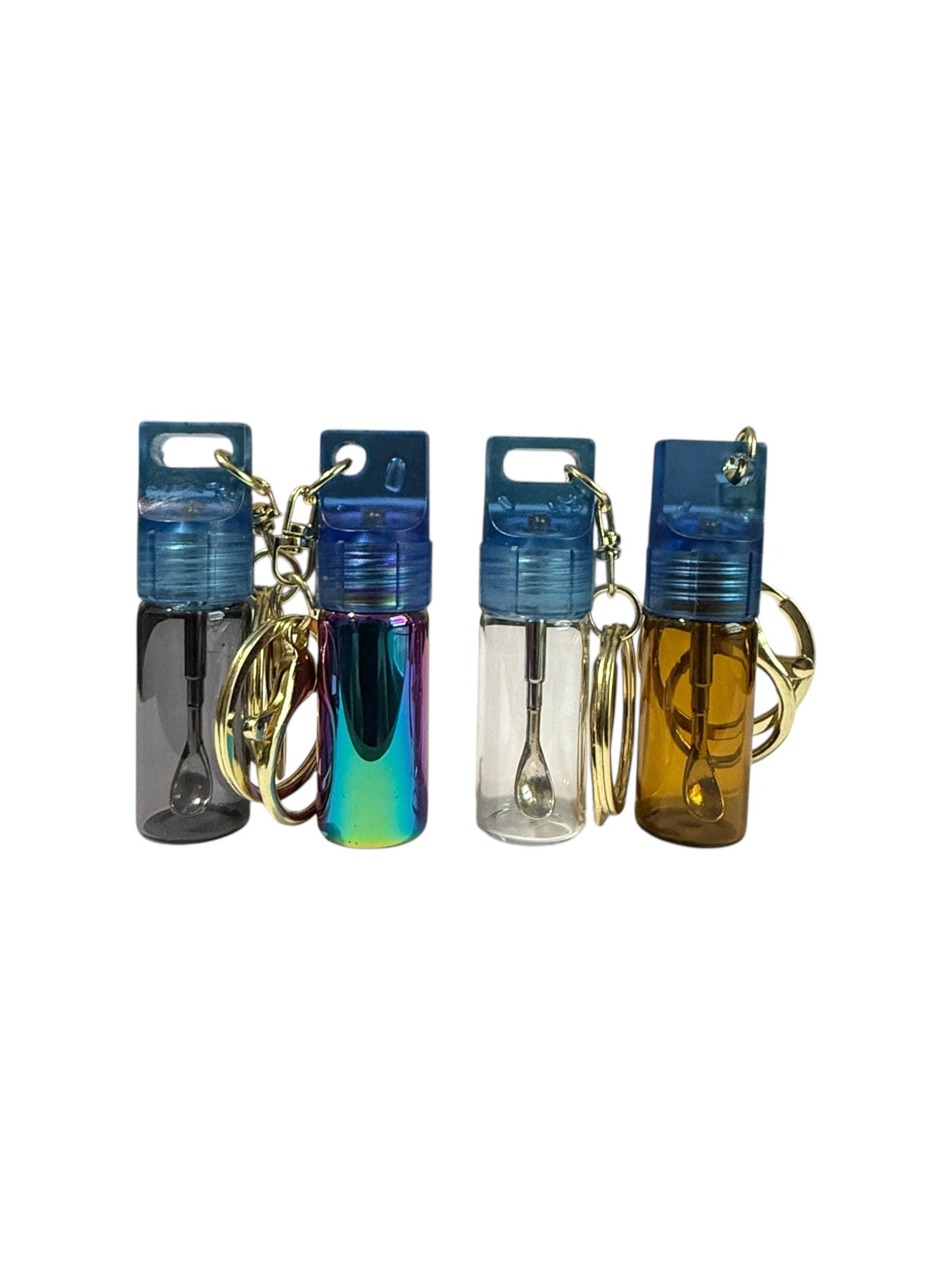 Mini Glass Spice Dispenser Keychain: Extending Spoon Scoop - Etsy