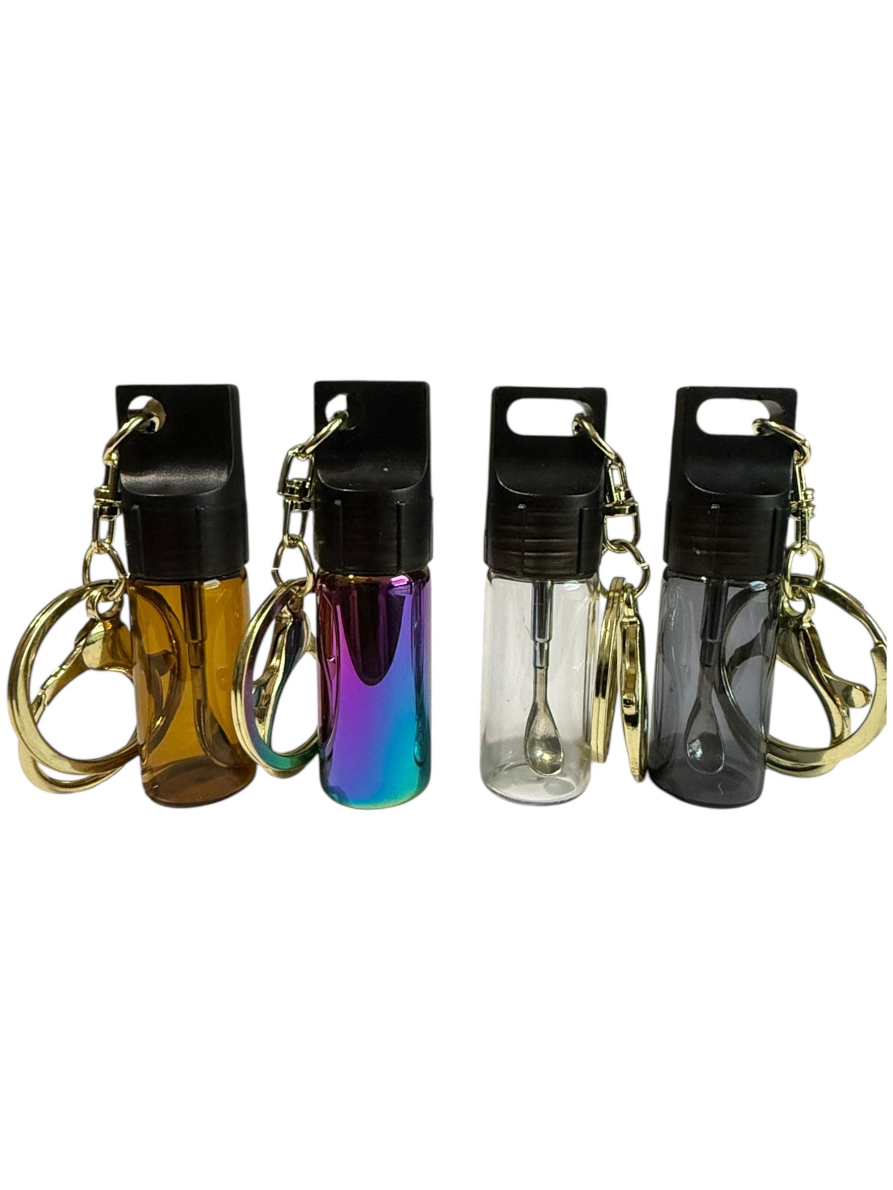 Mini Glass Spice Dispenser Keychain: Extending Spoon Scoop - Etsy