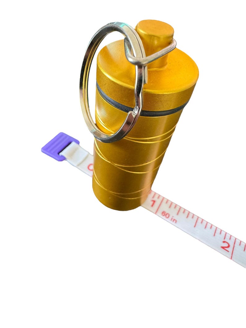 Aluminum Travel Dispenser Jar Keychain: for Spice, Sweetener, or ...