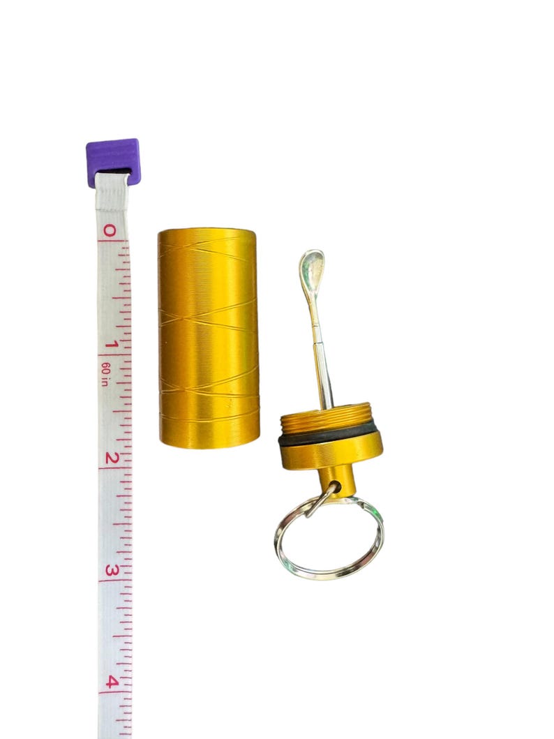 Aluminum Travel Dispenser Jar Keychain: for Spice, Sweetener, or ...