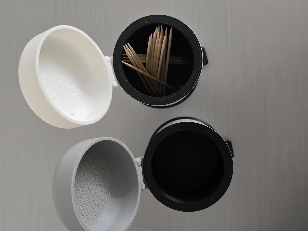 Toothpick Dispenser With Push-button Mechanism - Etsy
