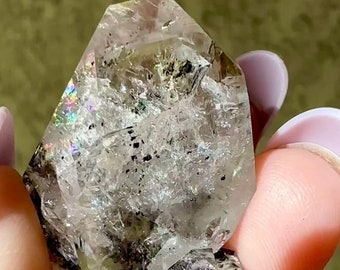Double Terminated Crystal, Jewlery Herkimer Diamond Crystal, Jewlery Crystal, Herkimer Diamond Crystal Cluster, Raw Quartz Crystal