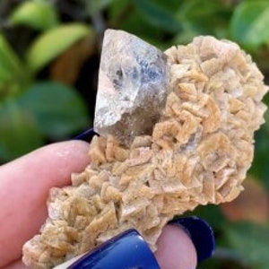 Healing Crystal, Herkimer Dolomite Matrix, Herkimer, Herkimer Diamond, Crystal, Mediation Crystal, Crystal Cluster, Yoga Room Decor, Quartz