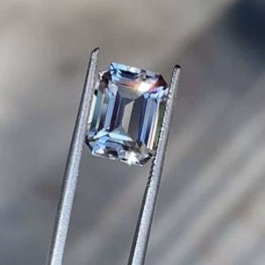 Emerald Cut Loose Stone, Herkimer Diamond Loose Stone, Emerald Cut Herkimer Diamond, Large Emerald Cut Gem