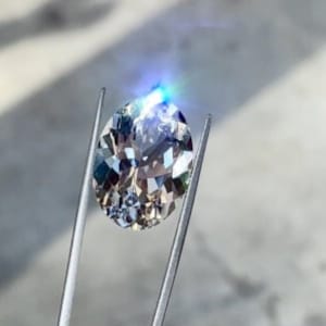 Oval Herkimer Diamond, B Grade Brilliant Herkimer, Diamond Alternative, Engagement Ring, Loose Herkimer Diamond, Oval Herkimer Diamond
