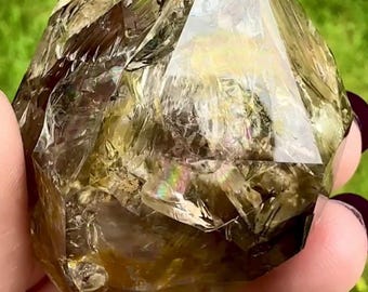 Herkimer Diamond Point, Herkimer Crystal, Meditation, Yoga Decor, Crystal, Meditation Crystal, Unisex Gift, Gift For Him, Gift For Her
