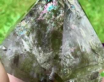 Herkimer Diamond Point, Herkimer Crystal, Meditation, Yoga Decor, Crystal, Meditation Crystal, Unisex Gift, Gift For Him, Gift For Her