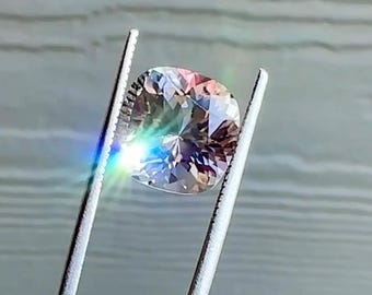 Fancy Cut Gemstone, Square Herkimer Diamonds, Herkimer Loose Gem