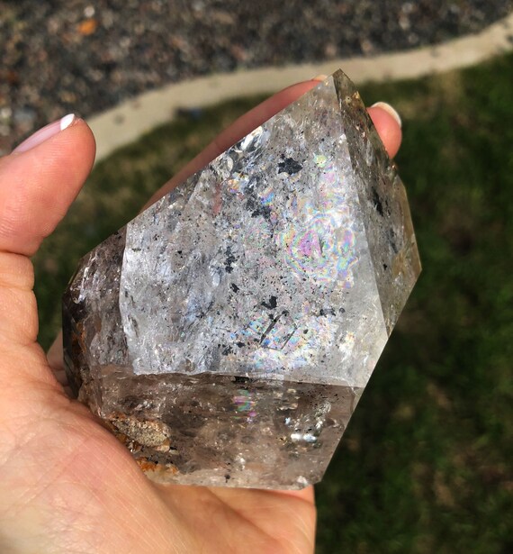 Meditation Crystal Healing Crystal Yoga Room Decor Meditation Room Decor Crystal Grid Rainbow Unisex Gift Crystal Crystals Herkimer