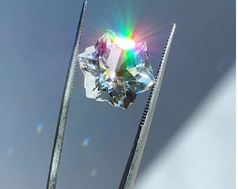 Star Cut Gem, Herkimer Gemstone, Custom Engagement Ring, Rare Gems