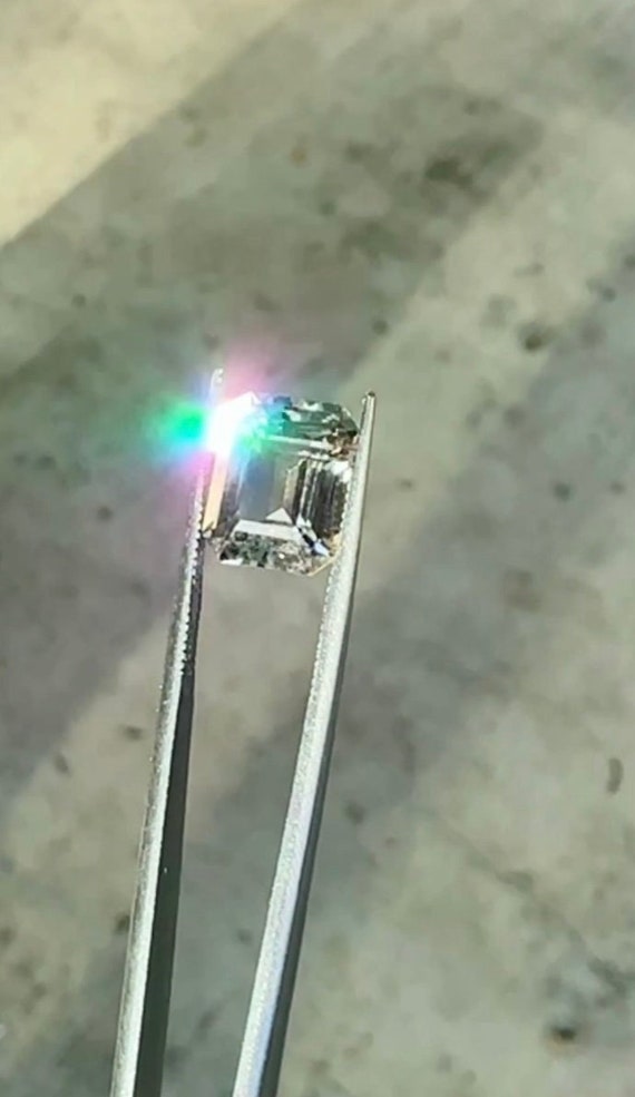 Emerald Cut Gemstone, Herkimer Diamond, Herkimer Diamond Jewelry, Custom Jewelry Design, Diamond Alternative, Conflict Free Jewelry Herkimer