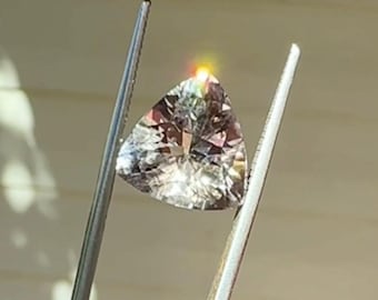 Herkimer Loose Gemstone, Herkimer, Loose Trillion Gem, Custom Jewelry, Diamond Alternative, Ethical Jewelry