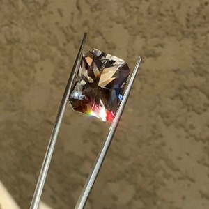 Emerald Cut Gemstone, Herkimer Diamond, Herkimer Diamond Jewelry, Custom Jewelry Design, Diamond Alternative, Conflict Free Jewelry Herkimer image 5