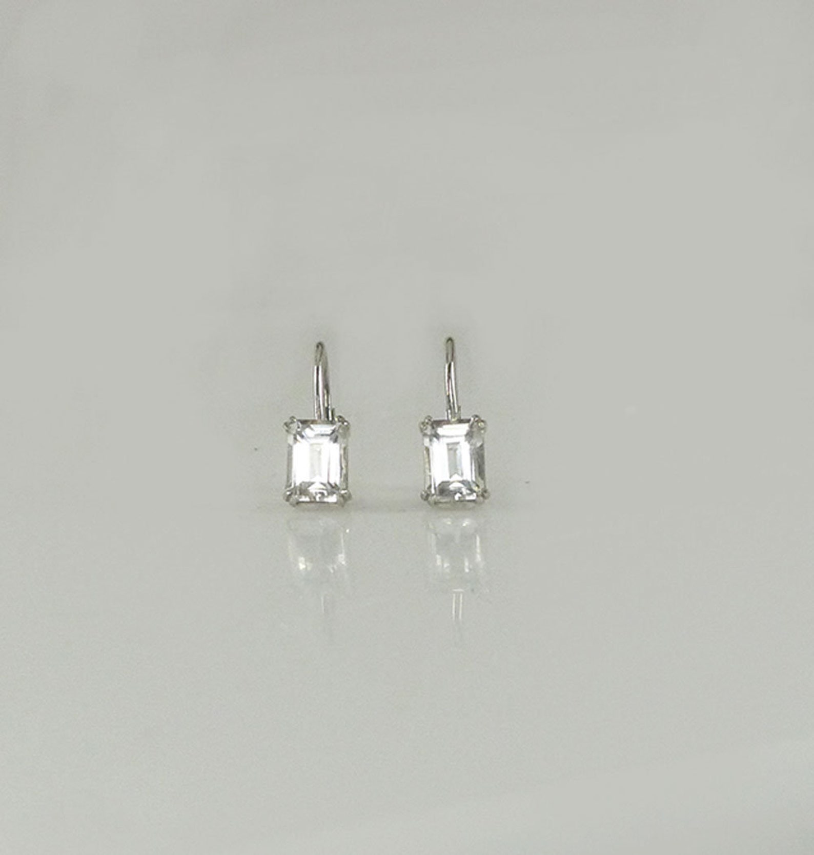 Herkimer Diamond Earrings Herkimer Diamond Jewelry Leverback Etsy