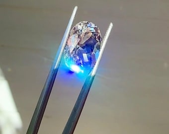 Oval Diamond Alternative, Alternative Engagement Ring, Herkimer Diamond