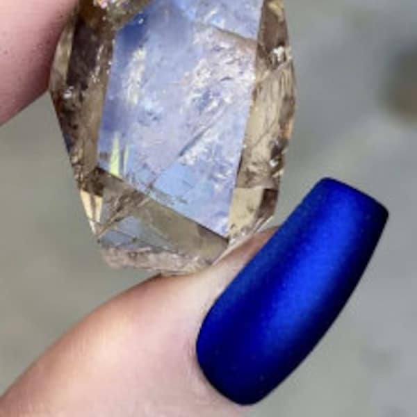 Smoky Herkimer Point, Herkimer Diamond Crystal Point, Herkimer Diamond Crystals, Unpolished Herkimer Diamond, Natural Herkimer Diamond