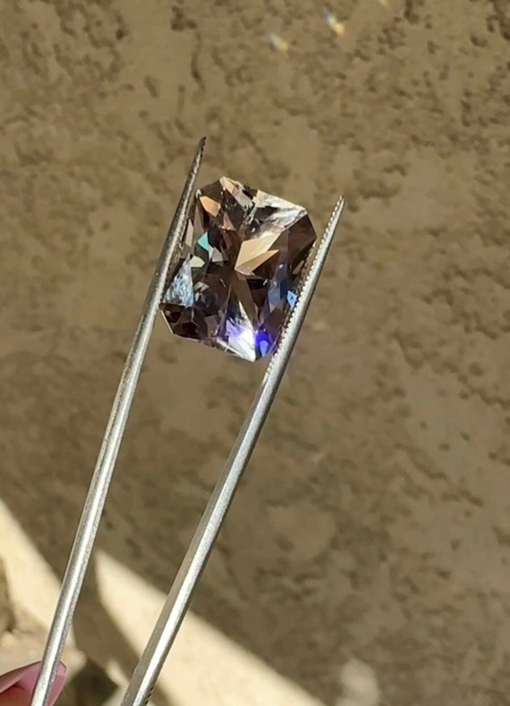 Emerald Cut Gemstone, Herkimer Diamond, Herkimer Diamond Jewelry, Custom Jewelry Design, Diamond Alternative, Conflict Free Jewelry Herkimer