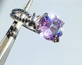 Amethyst Ring, Amethyst, Amethyst Birthstone Ring,