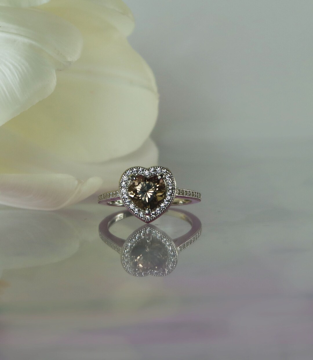 Black heart wedding ring best sale