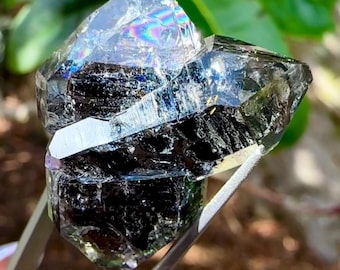 Black Crystal, Rainbow Crystals, Grounding Gem