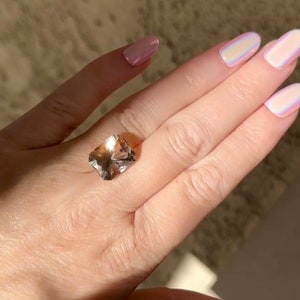 Emerald Cut Gemstone, Herkimer Diamond, Herkimer Diamond Jewelry, Custom Jewelry Design, Diamond Alternative, Conflict Free Jewelry Herkimer image 3