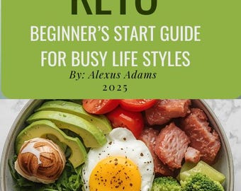 Keto Ebook for Beginners | Recipes & Meal Plans (Digital Download)