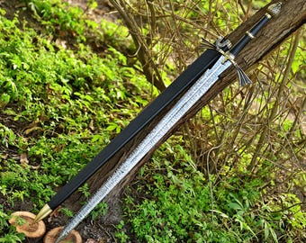 Handcrafted Fantasy Warrior Sword – Medieval Inspired – Decorative Display Replica