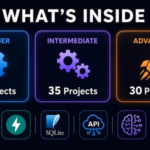 100 progetti Python con codice sorgente completo / Dal livello principiante all'avanzato immagine 2
