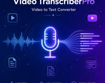 Video Transcriber Pro: Convertitore da video a testo (Applicazione per Windows)