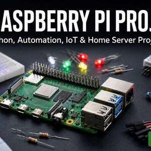 50 Raspberry Pi Projects for Beginners | Python, Automation, IoT & Home Server Projects