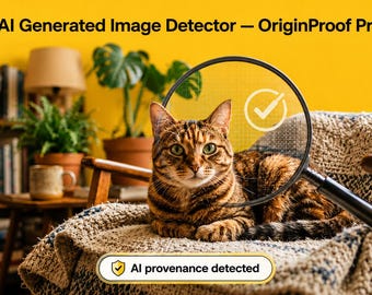 AI Generated Image Detector - OriginProof Pro